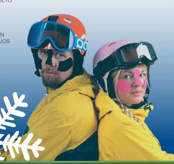 Kinezioloģijas lente Muskuļu plāksteris sejai