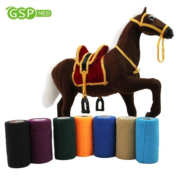2022 Nice Design Custom Design Self Adhesive Non-woven Cohesive Elastic Bandage For Horse Leg