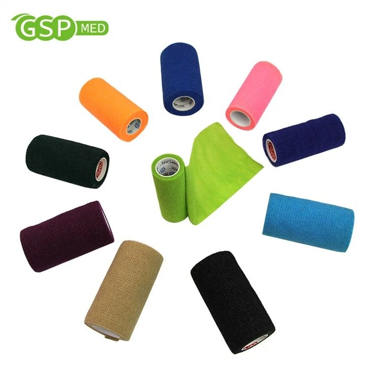 2022 Nice Design Custom Design Self Adhesive Non-woven Cohesive Elastic Bandage For Horse Leg