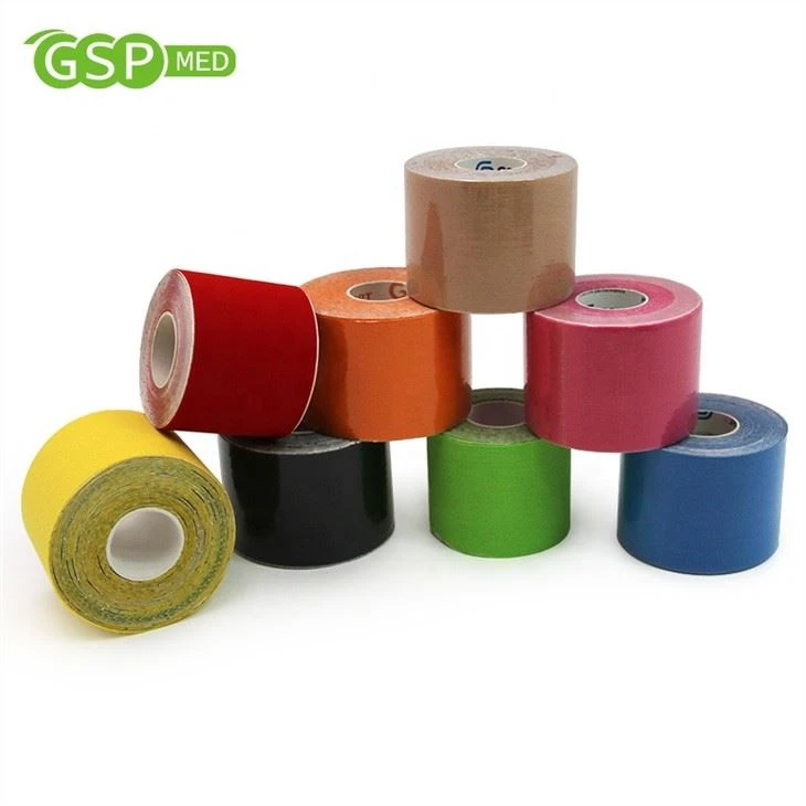 Colorful Factory Price Breathable Athletic Kinesiology Tape Muscle Tape