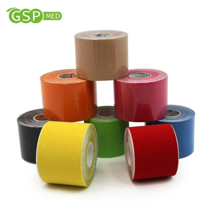Colorful Factory Price Breathable Athletic Kinesiology Tape Muscle Tape